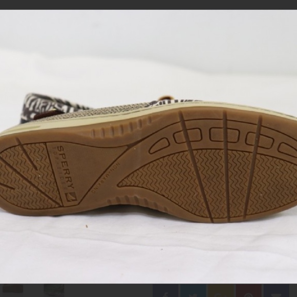 Sperry Top-Sider Bluefish Zebra Print Boat Shoes - Picture 4 of 7